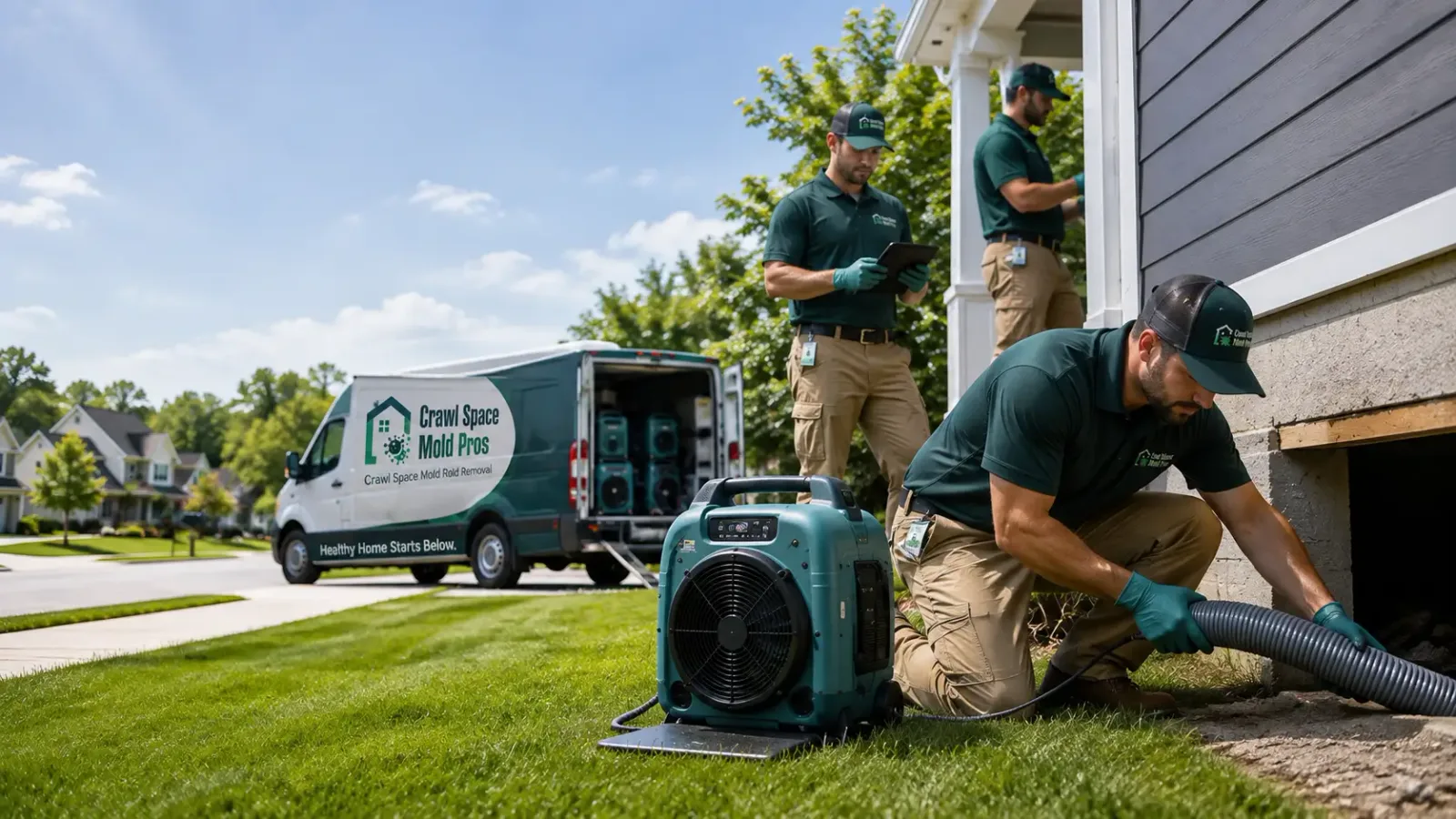 Crawl Space Mold Removal in Kennan, WI